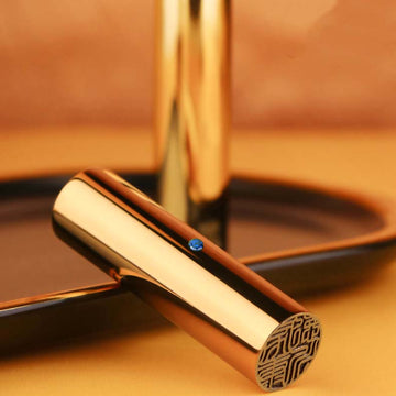 Premium Titanium Business Name Seal(Ideal for Calligraphy, Japan Study Abroad & Executive Gifts)