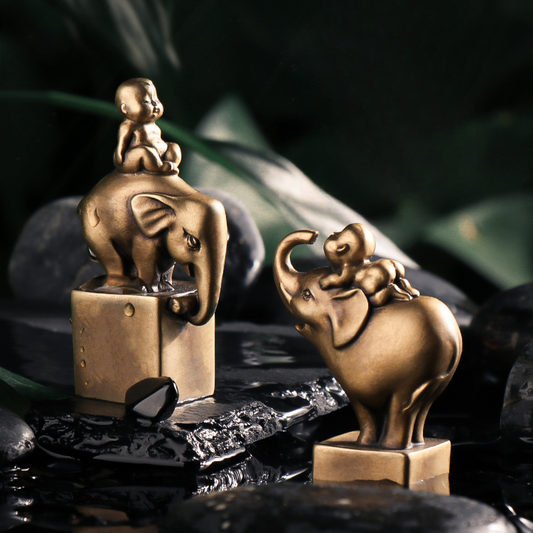 Elephant Bronze Seal (Graduation Gift | Private Customization)