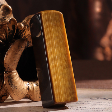 Tiger Eye Stone Seal (Heirloom-Quality Gift for Teachers & Scholars)