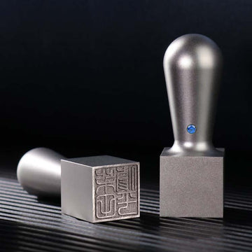 Professional Titanium Name Seal (Corporate Gift Choice | Custom Engraved)