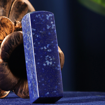 Custom Lapis Lazuli Name Seal（A Regal Gift for Distinguished Gentlemen）