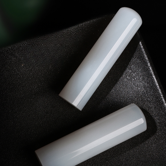 White agate seal (study abroad seal | holiday gift)