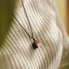 Tiger Eye Stone Seal Pendant (Couple Pendant | Content Customization)