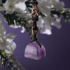 Amethyst pendant (decorative seal | gift for girlfriend)