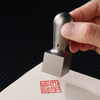 Professional Titanium Name Seal (Corporate Gift Choice | Custom Engraved)