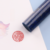 Lapis lazuli circular seal (Japan study abroad | Seal customization)