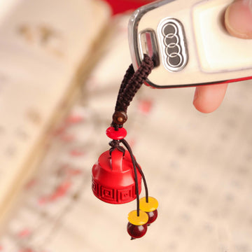 Cinnabar round pendant (customized content | keychain pendant)