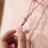 Pink Crystal Seal Pendant (Practical Decoration | Birthday & Graduation Present for Her)