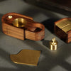 Brass modern seal (portable | customized for enterprises)