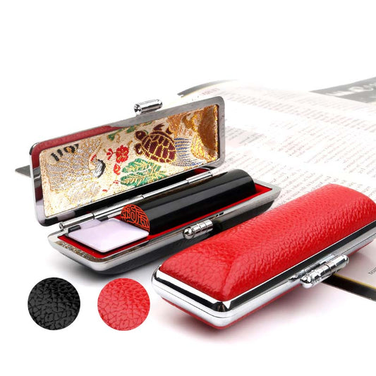 Black Bull Horn Circular Seal (Japanese Study Abroad | Content Customization)