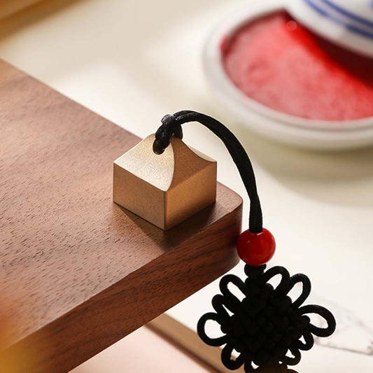 Small copper square seal (customized content | identity symbol)