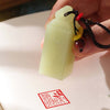 Green Jade Seal (Couple Gift | Wedding Gift | Content Customization)