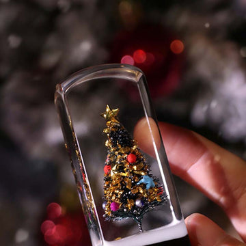 Christmas tree seal (Christmas & New Year Gift | Custom Logo | Name Engraving)