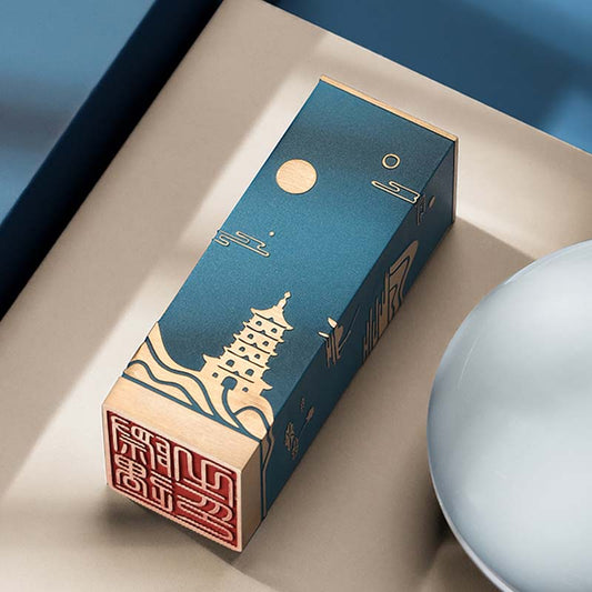 Copper colored seal (Chinese style seal | Content customization)