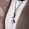 Amethyst pendant (decorative seal | gift for girlfriend)