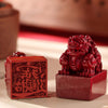 Pixiu cinnabar seal (meaning to attract wealth | content customization)
