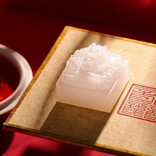 Curled-up dragon Seal (Festival Customized Gift | Creative Design)