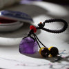 Amethyst pendant (decorative seal | gift for girlfriend)