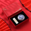 A pair of white jade seals (wedding couple gift | customized content)
